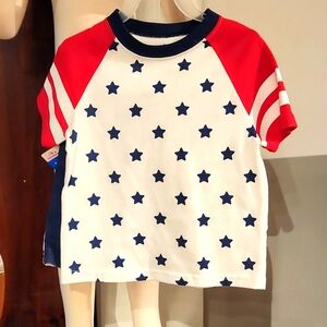 NEW PATRIOT BOYS SOLID WOVEN 2PC SHORT SET SIZE 2T
